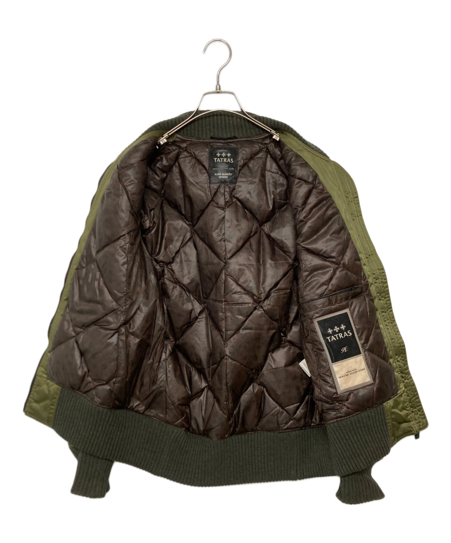 中古・古着通販】TATRAS (タトラス) ERRO ダウンジャケット カーキ