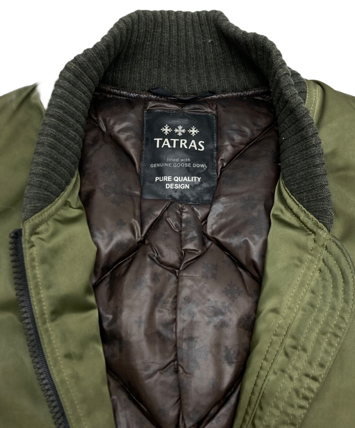 中古・古着通販】TATRAS (タトラス) ERRO ダウンジャケット カーキ