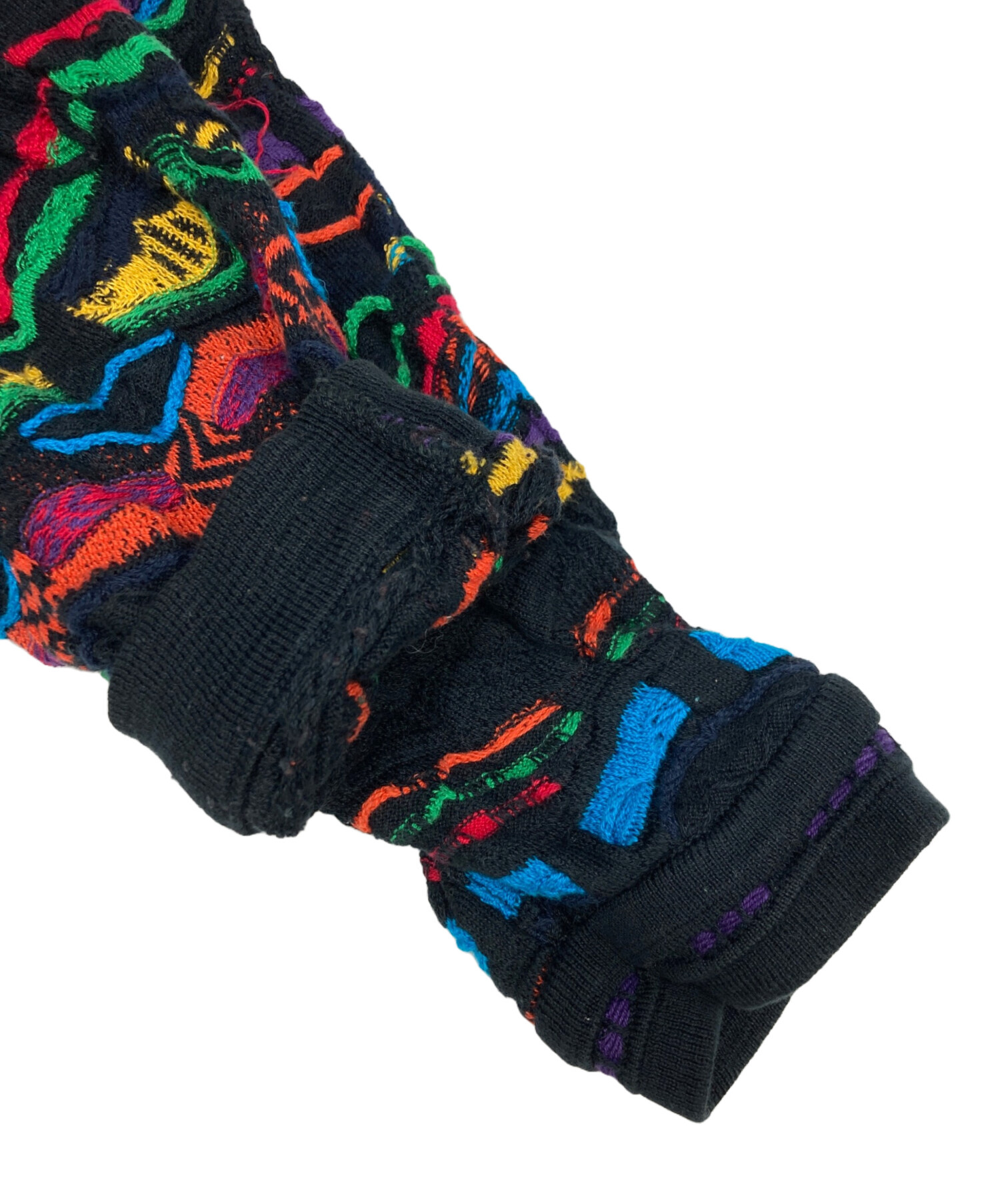 中古・古着通販】Coogi (クージー) 90's 3Dニット マルチカラー サイズ