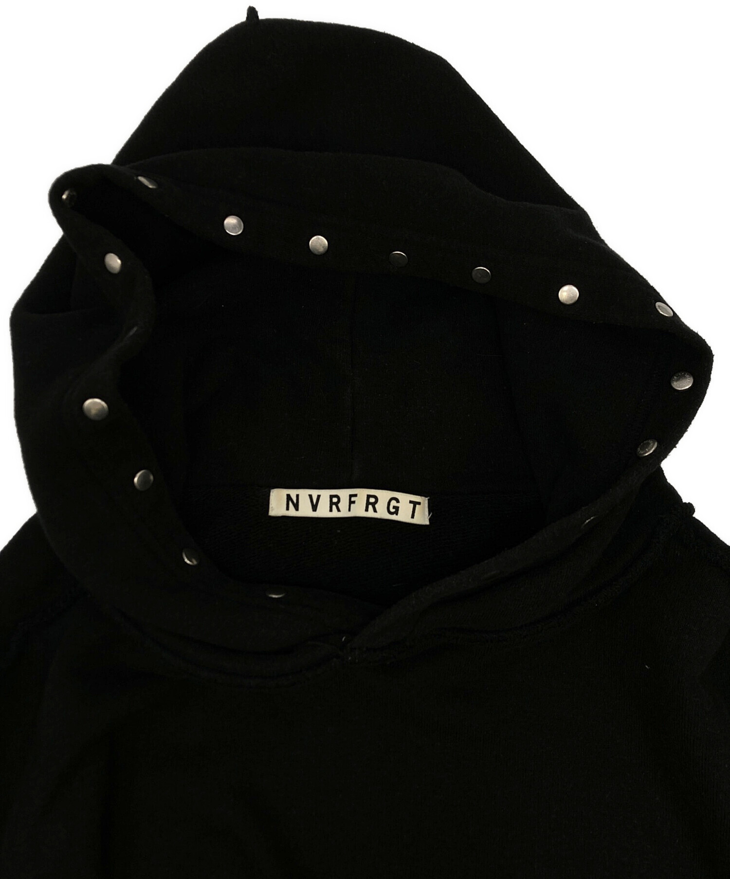 トップス NVRFRGT STUDDED HOODED SWEATSHIRT 中古・古着通販】NVRFRGT (ネヴァーフォーゲット) RECYCLED COTTON
