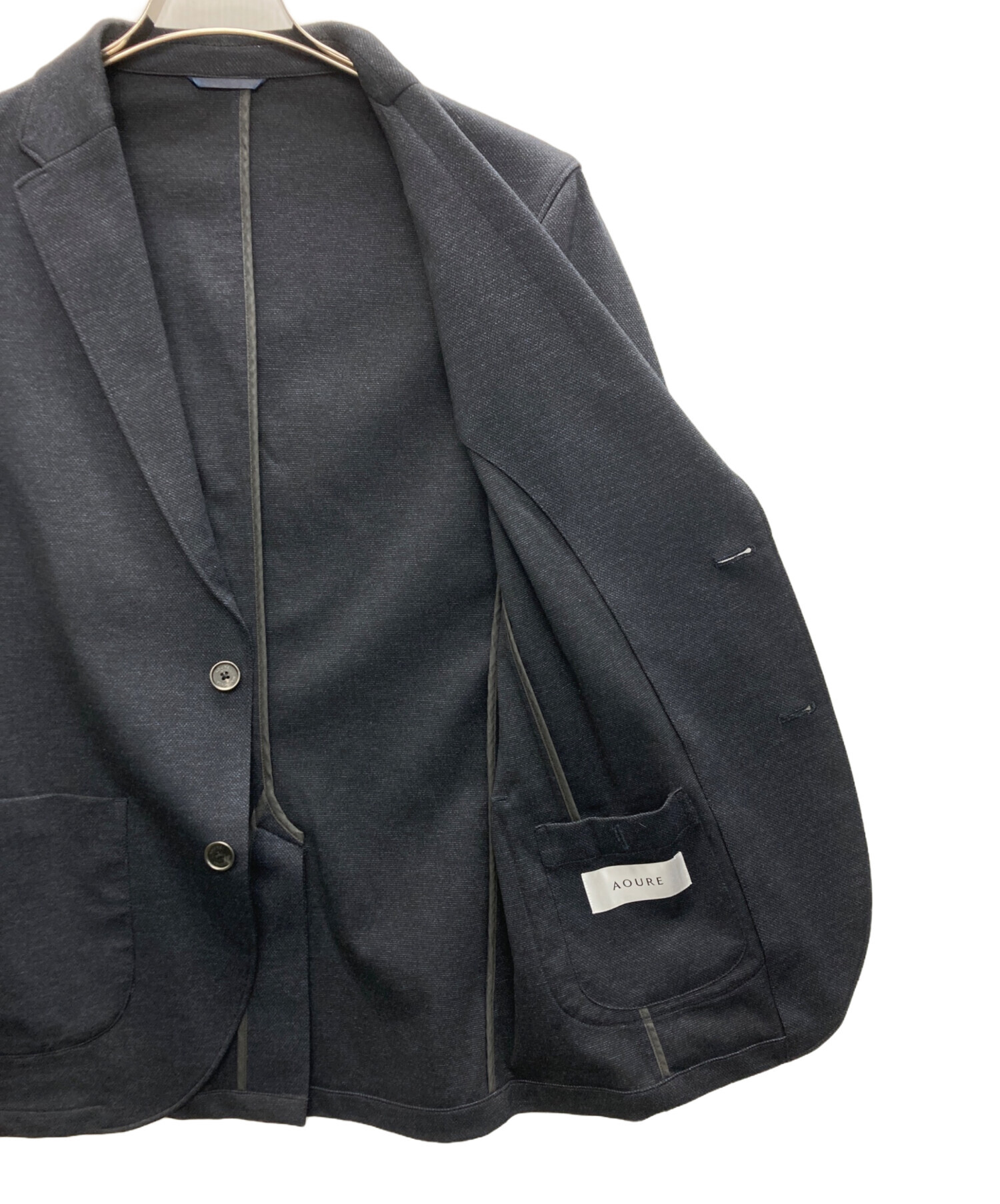 AOURE アウール MALPENSAセットアップ 上下セット ネイビー Ｍ AOURE（アウール）の「MALPENSA セットアップジャケット コスミカル
