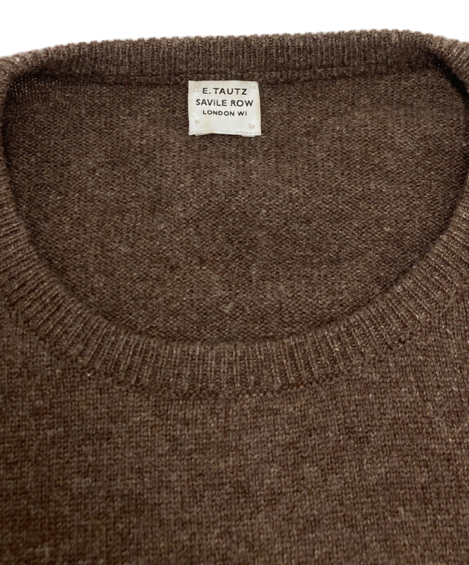 中古・古着通販】E.TAUTZ (イートーツ) クルーネックニットセーター