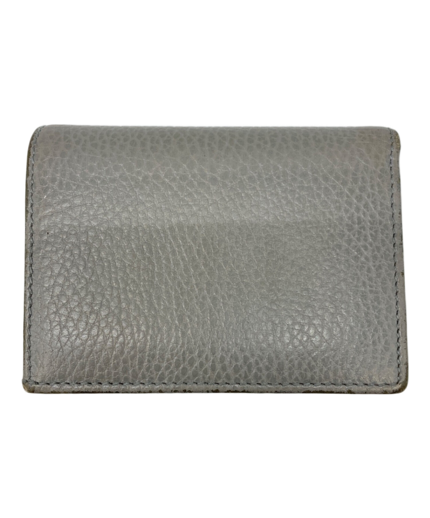 中古・古着通販】GUCCI (グッチ) ダブルG ミニウォレット グレー 