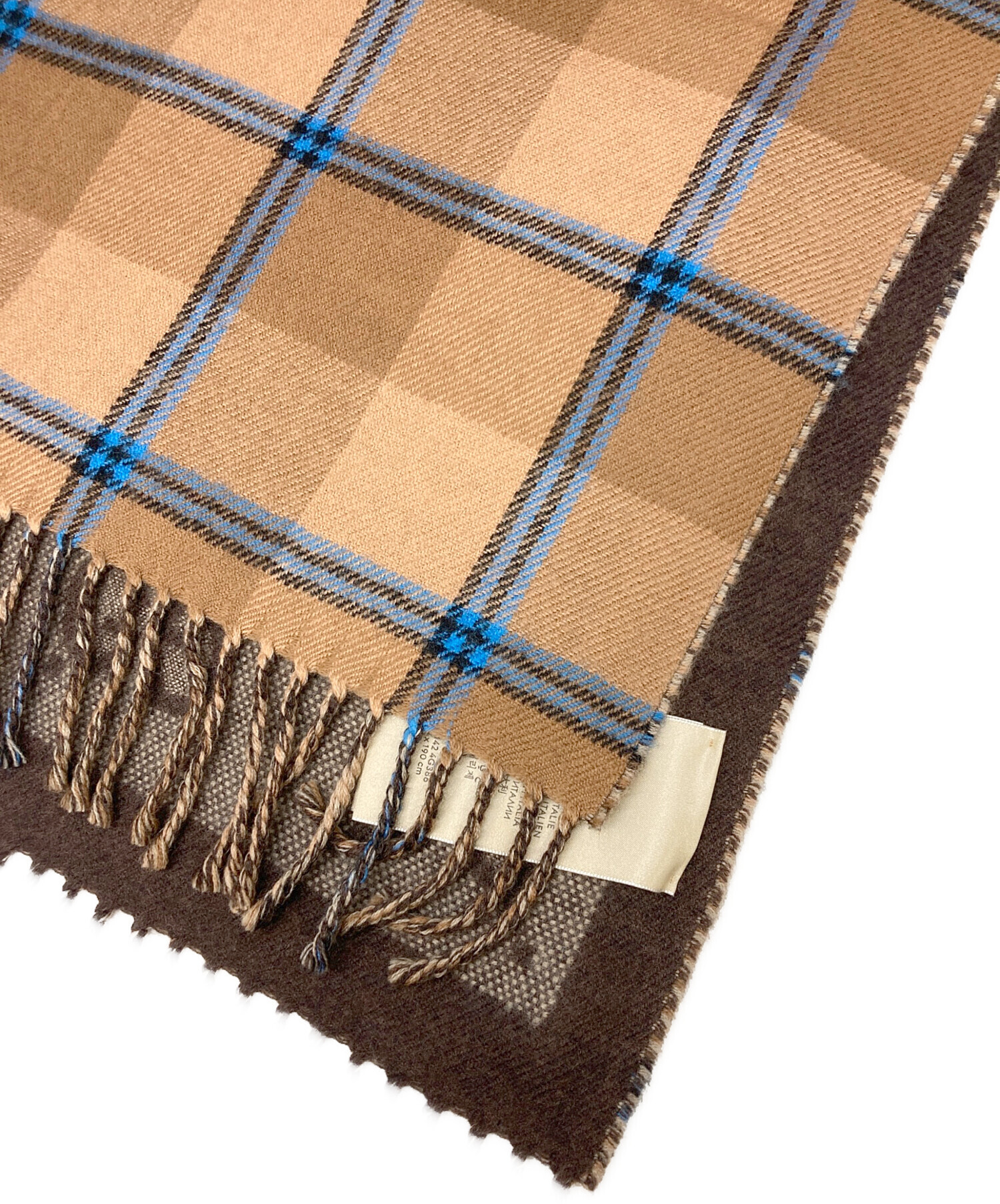 中古・古着通販】GUCCI (グッチ) GGタータンチェックウールジャカード