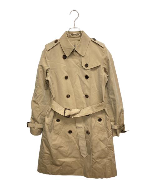 近年美品　バーバリーロンドン　ダブルトレンチコート　シルク　パープル　36サイズ 中古・古着通販】BURBERRY LONDON (バーバリーロンドン) ダブル