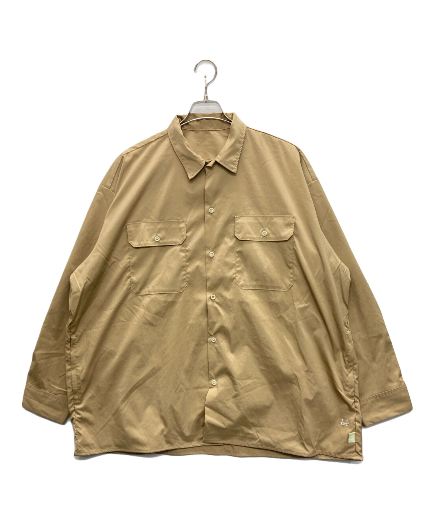 ssz × ah ワークシャツ ベージュ