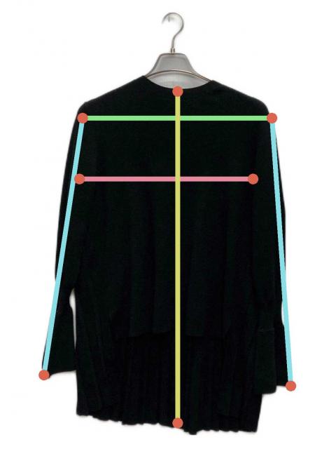 中古・古着通販】ADORE (アドーア) バックプリーツニット ブラック