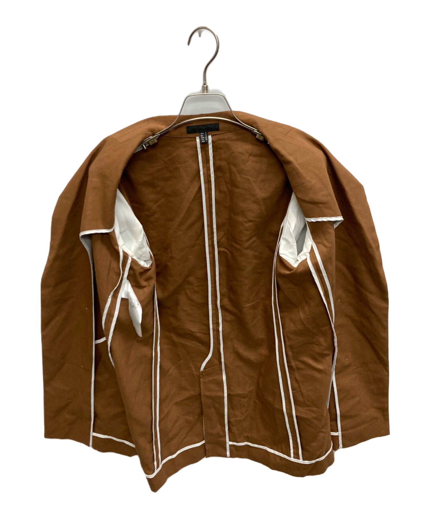 中古・古着通販】icB (アイシービー) Cluster Linen ダブルブレスト 