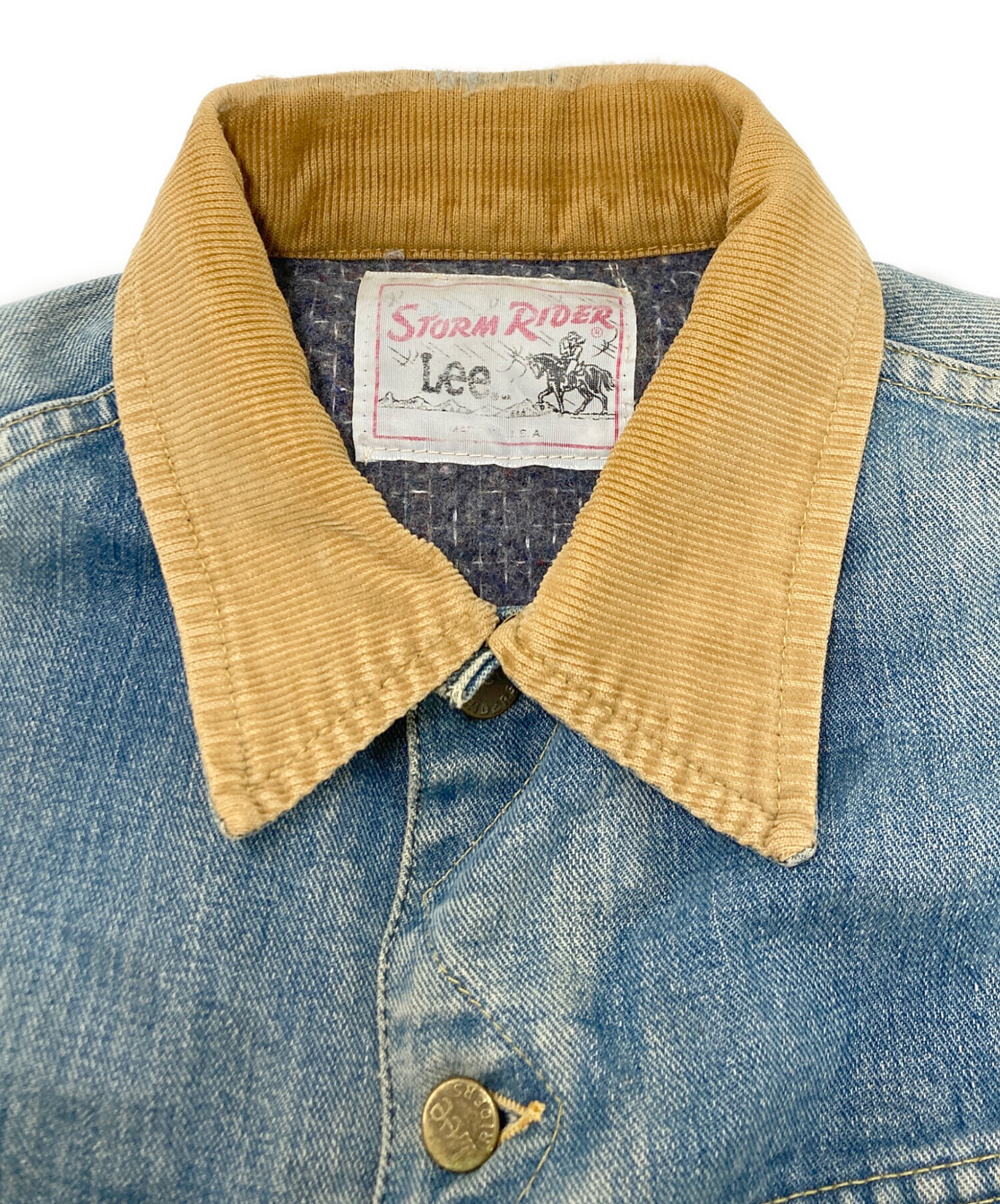 中古・古着通販】LEE (リー) 70's裏ブランケットデニムジャケット