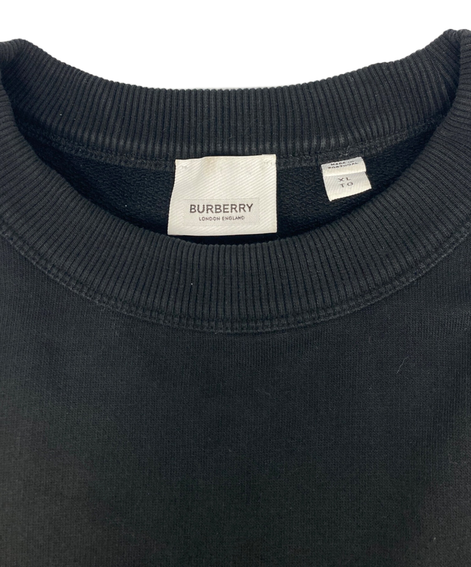 中古・古着通販】BURBERRY (バーバリー) ラインストーンロゴスウェット 