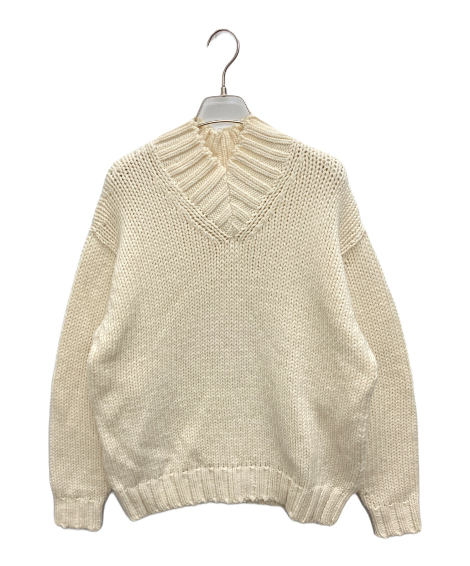 中古・古着通販】AURALEE (オーラリー) SUPER FINE WOOL AIRY KNIT V 