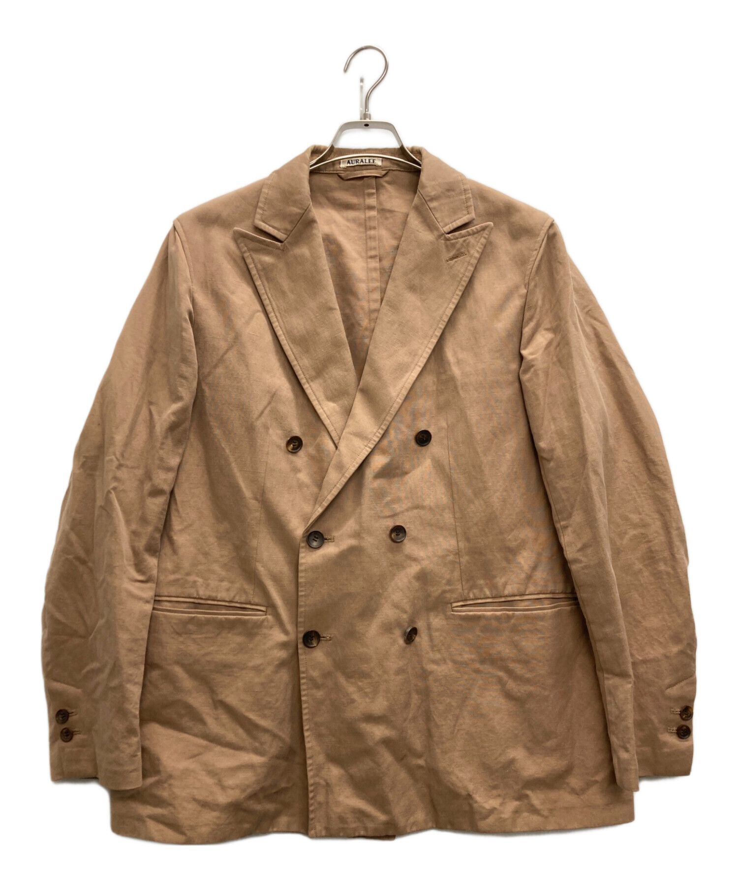 AURALEE FINX LINEN OX DOUBLE JACKETリネン 4 AURALEE FINX LINEN OX DOUBLE JACKETリネン 4 backend