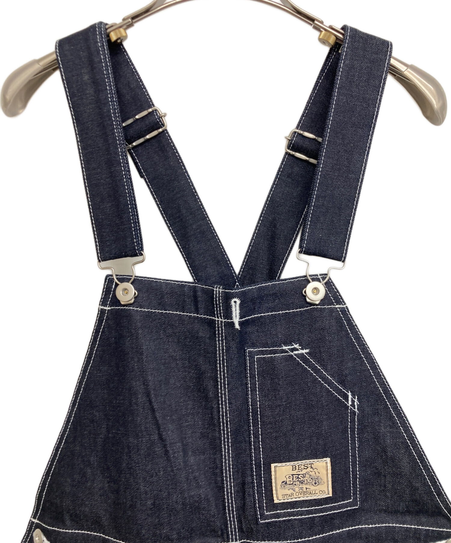 70's スター 星柄 オーバーオール 中古・古着通販】STAR OVERALL (スターオーバーオール) デニム