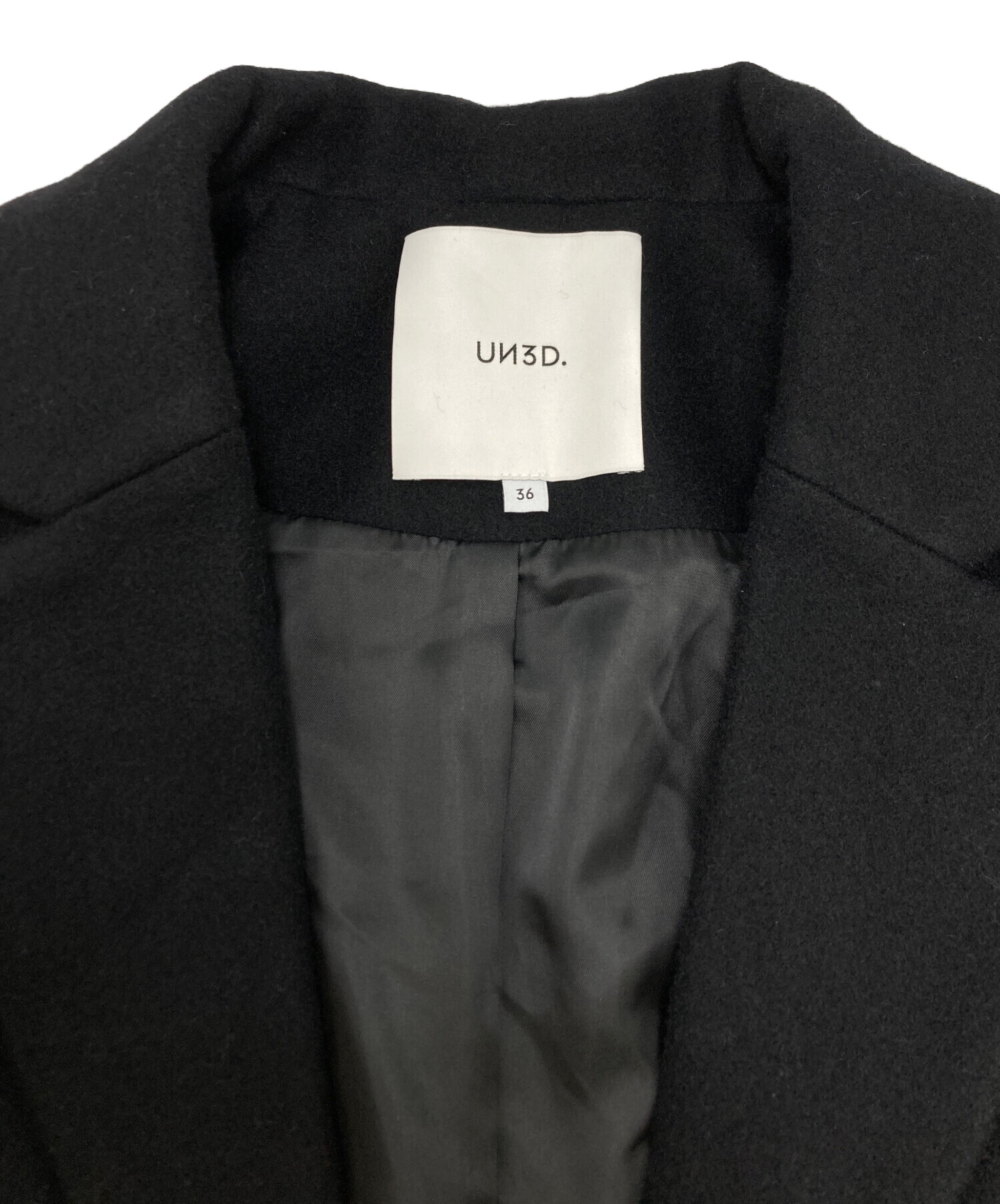 中古・古着通販】UN3D. (アンスリード) レイヤードウールショート