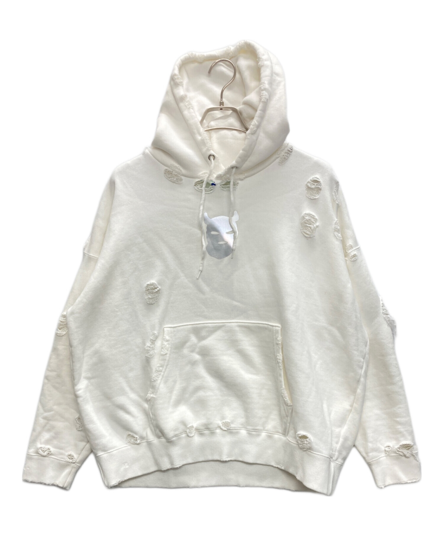 中古・古着通販】bodysong. (ボディソング) BO MELTED DAMAGE HOODIE 