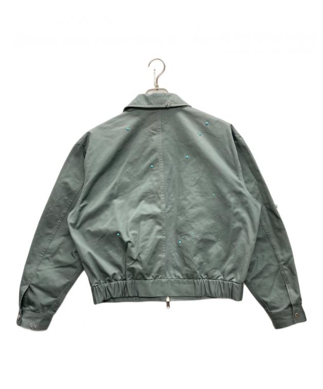 中古・古着通販】TTT MSW (ティー) Work jacket w/pierce グリーン