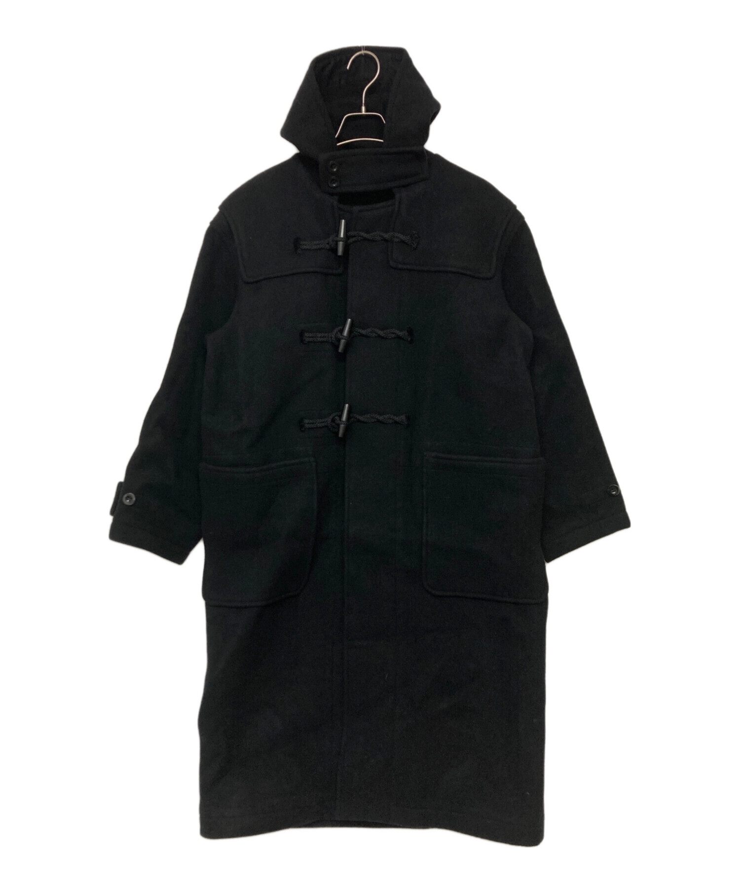 中古・古着通販】LENO (リノ) ウールカシミヤダッフルコート ブラック