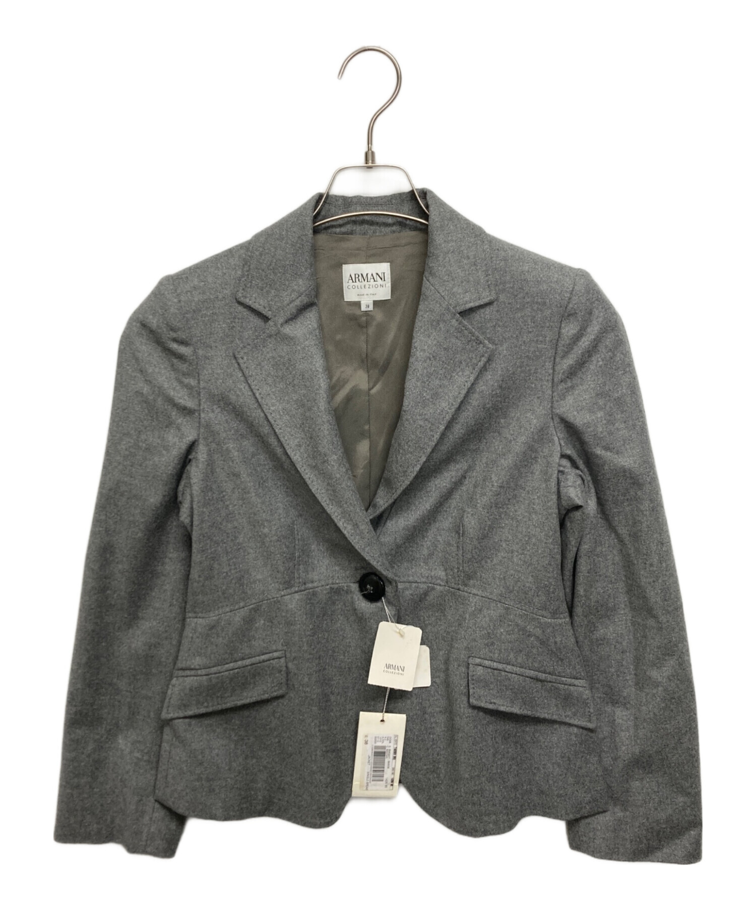 ARMANI COLLEZIONI チェック柄 テーラードジャケット ARMANI チェック