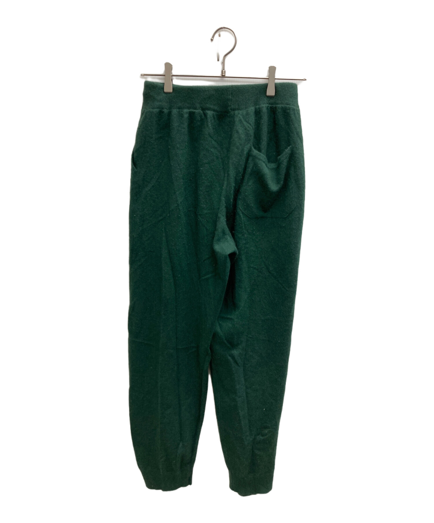 arts&science カシミヤ ウール パンツ グリーン 中古・古着通販】Text (テクスト) モンゴリアン カシミヤ ニットパンツ