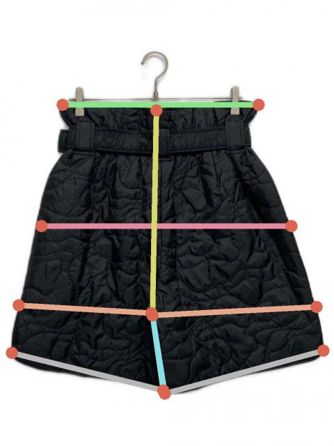 中古・古着通販】GANNI (ガニー) キルティングショートパンツ ブラック