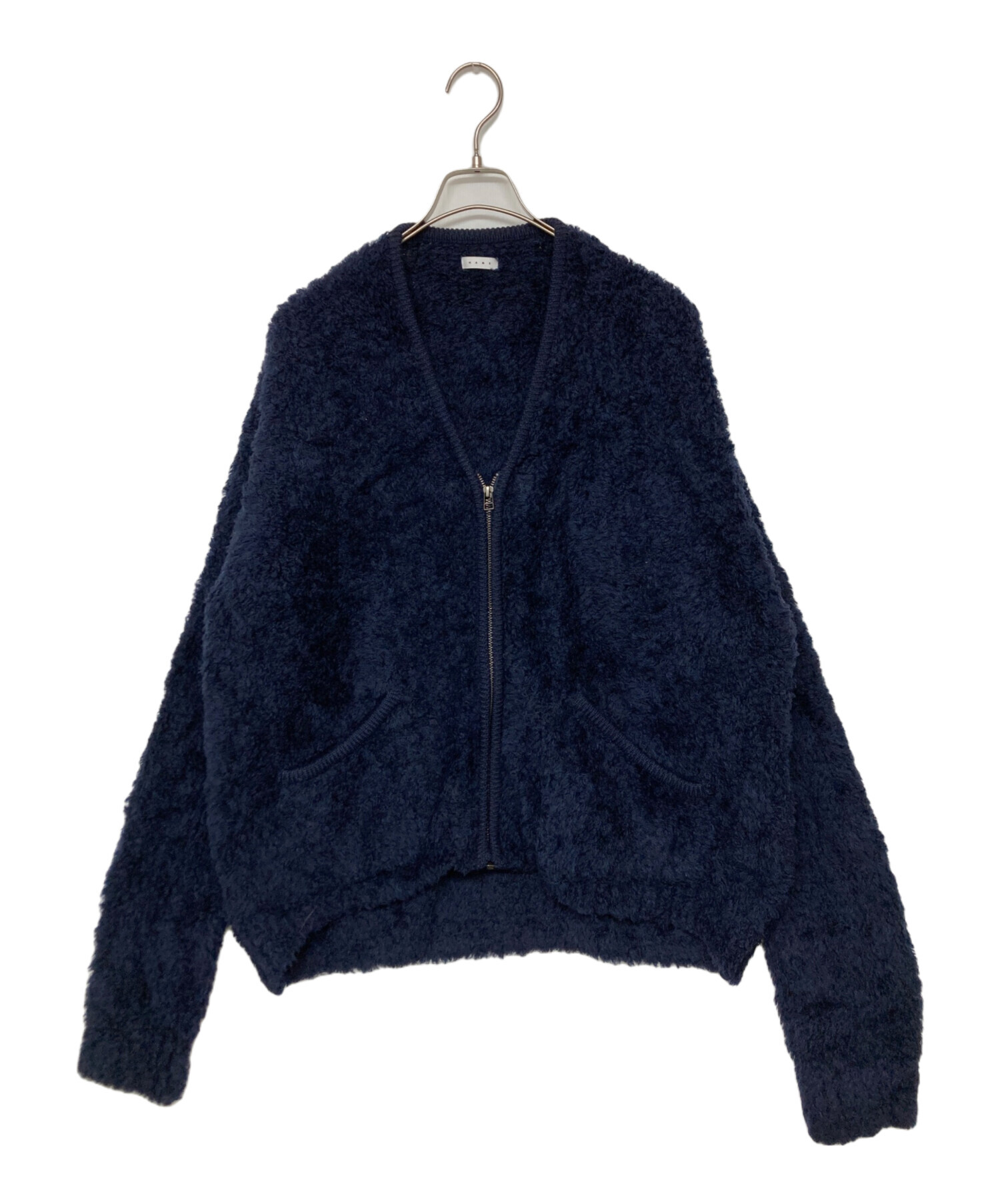 中古・古着通販】Name. (ネーム) MALL YARN ZIP UP KNIT CARDIGAN