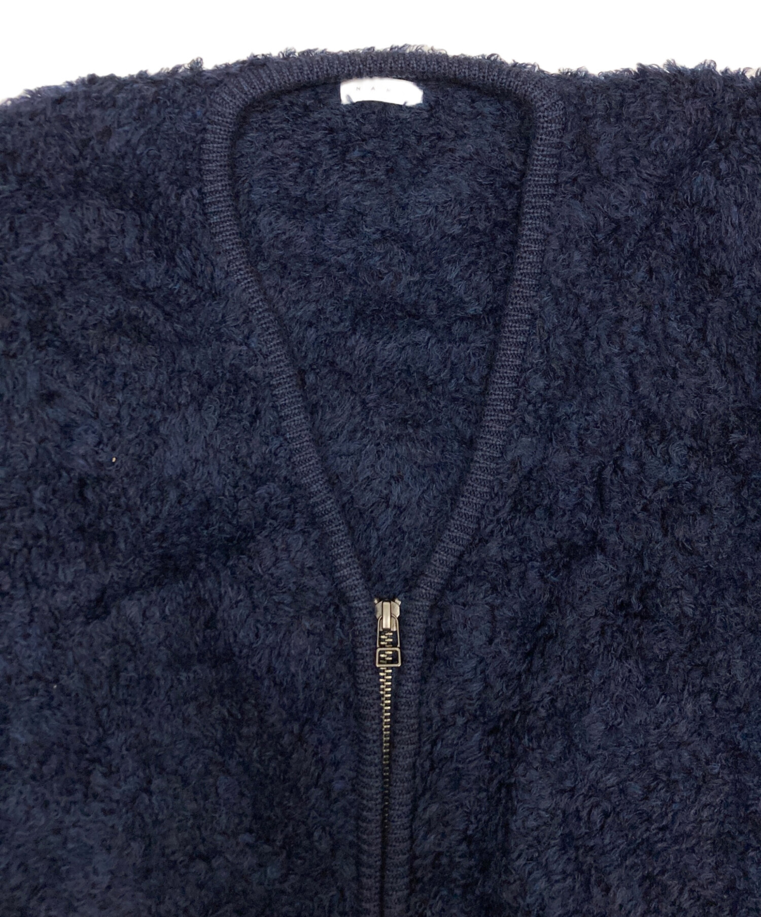 中古・古着通販】Name. (ネーム) MALL YARN ZIP UP KNIT CARDIGAN