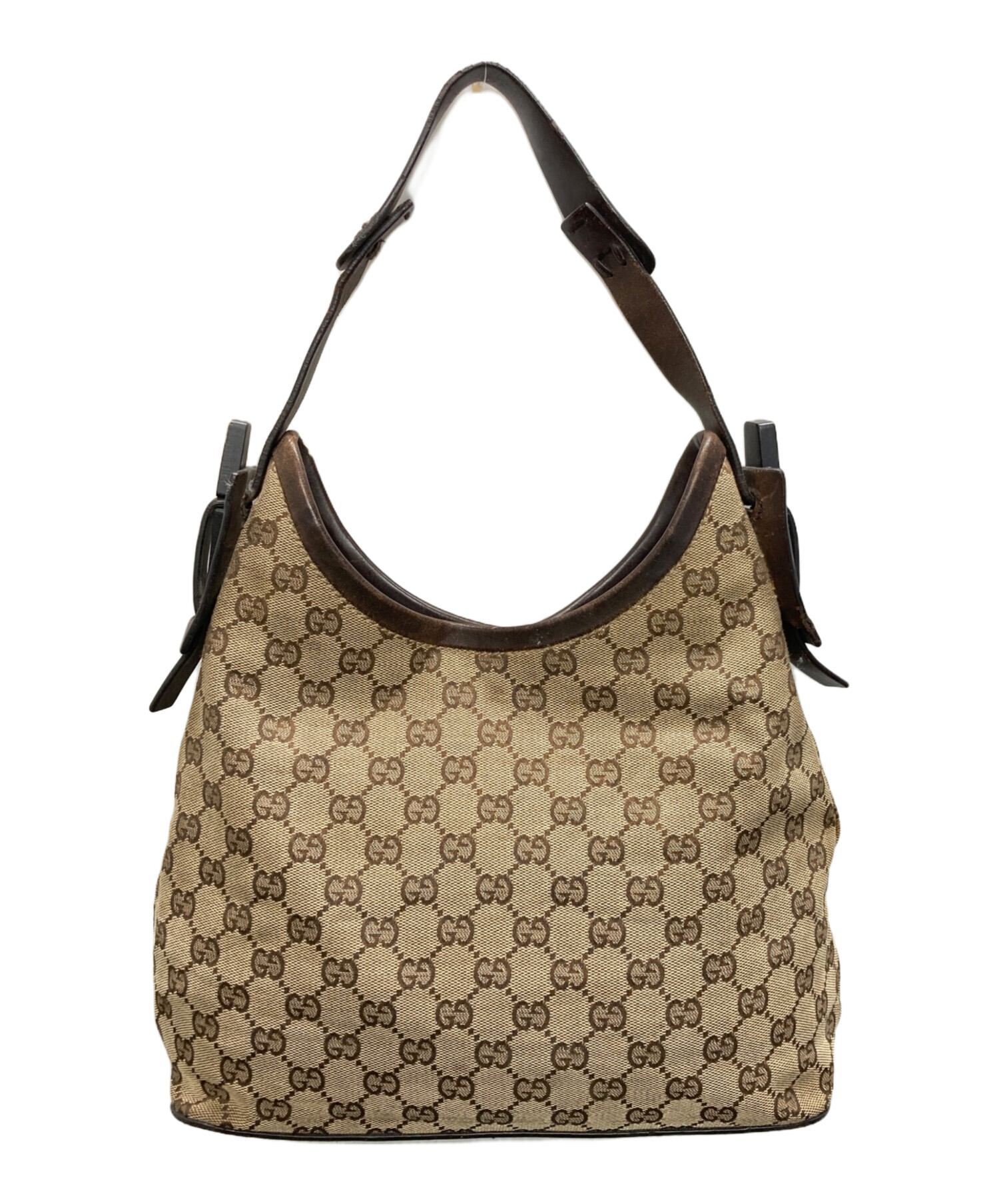 中古・古着通販】GUCCI (グッチ) GGキャンバス ワンショルダーバッグ 