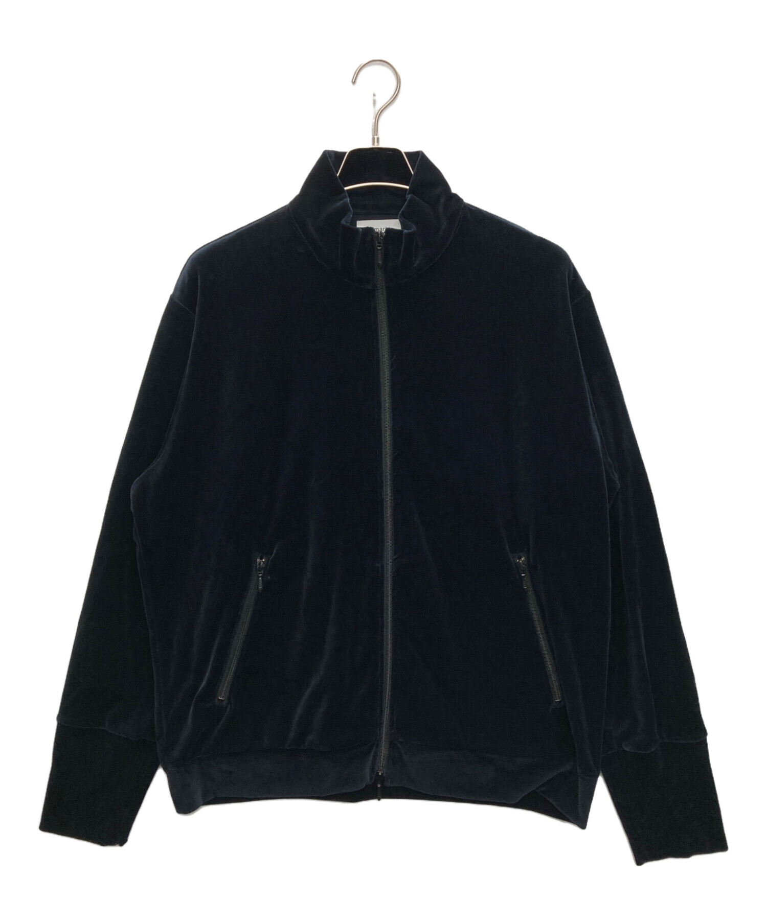 中古・古着通販】MARKA (マーカ) ベロアトラックジャケット ブラック  