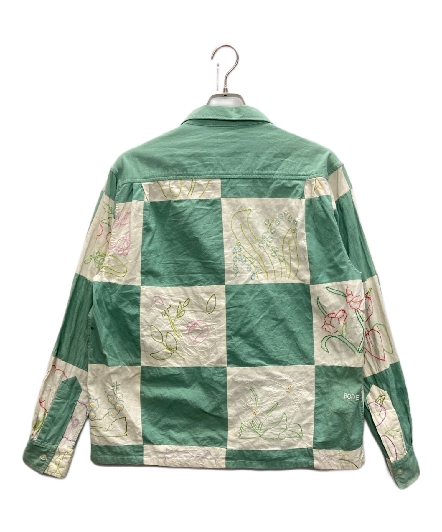中古・古着通販】BODE (ボーディ) BOTANICAL PATCHWORK LS SHIRT  