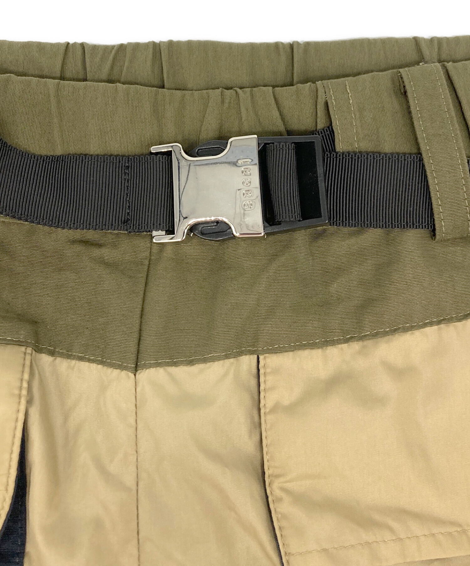 中古・古着通販】sacai (サカイ) Grosgrain Mix Pants ベージュ サイズ 