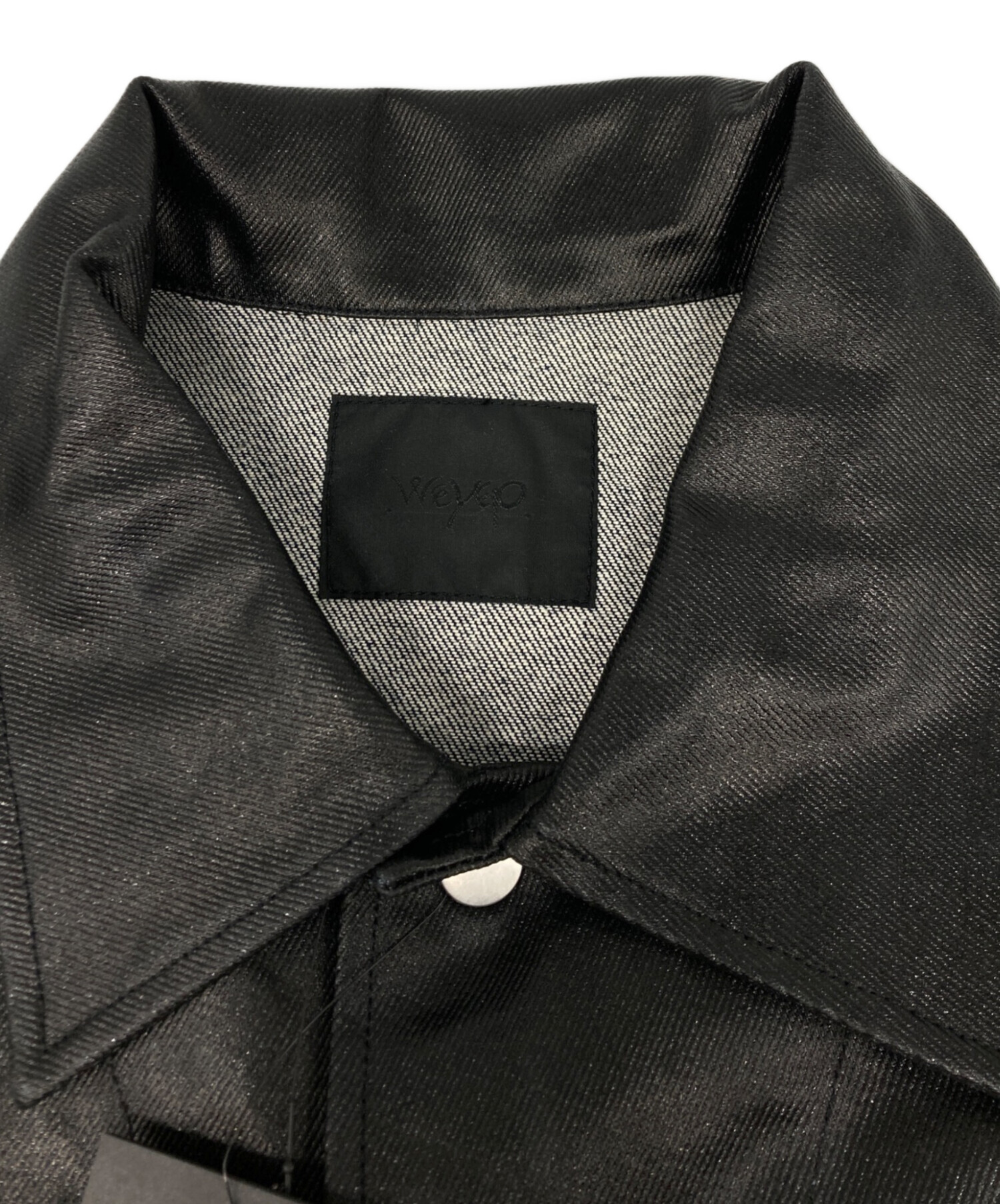 中古・古着通販】WEYEP (ウィエップ) RUBBER COATING WIDE DENIM