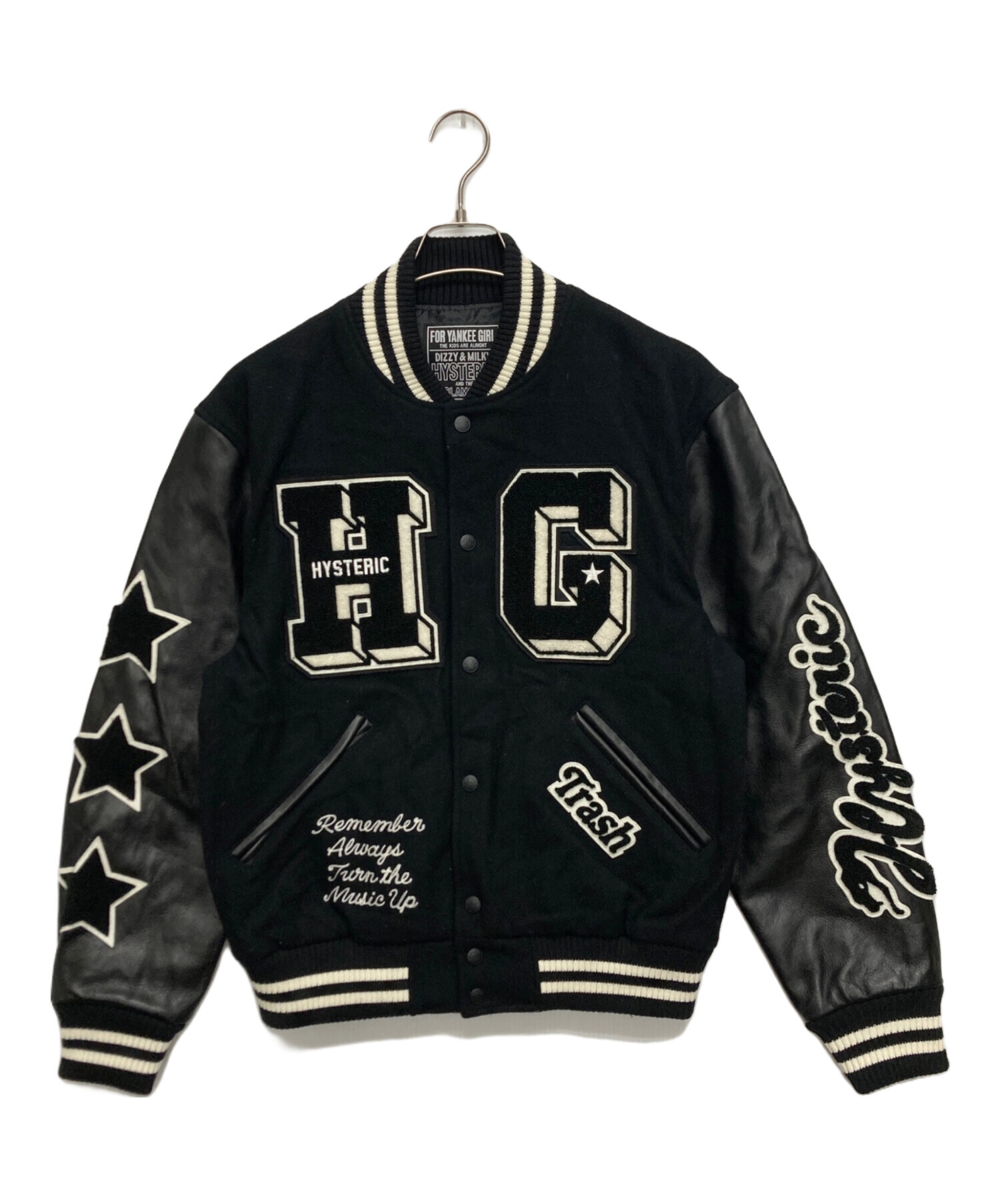 y2k❤️00s HYSTERIC GLAMOUR ガール刺繍 ジップ ジャケット GUESS JEANS/FITTED PRINTED ZIP HOODIE|HYSTERIC GLAMOUR WOMEN