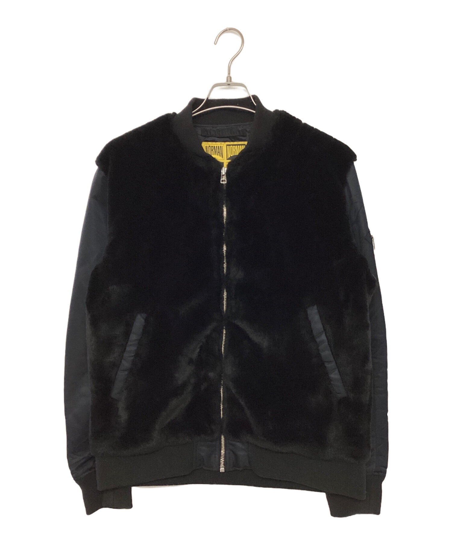 ファー ma-1 ジャケット 中古・古着通販 NORMAN ノルマン ファー切替MA