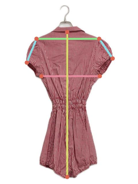 Fifi chachnil ワンピース Fifi Chachnil ギンガムチェック ワンピース レッド 赤