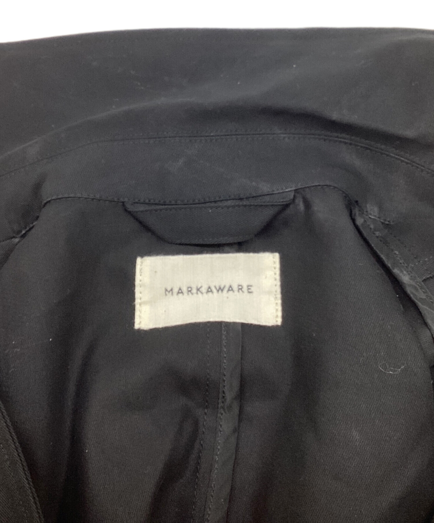中古・古着通販】MARKAWARE (マーカウェア) 4POCKETS JACKET ブラック