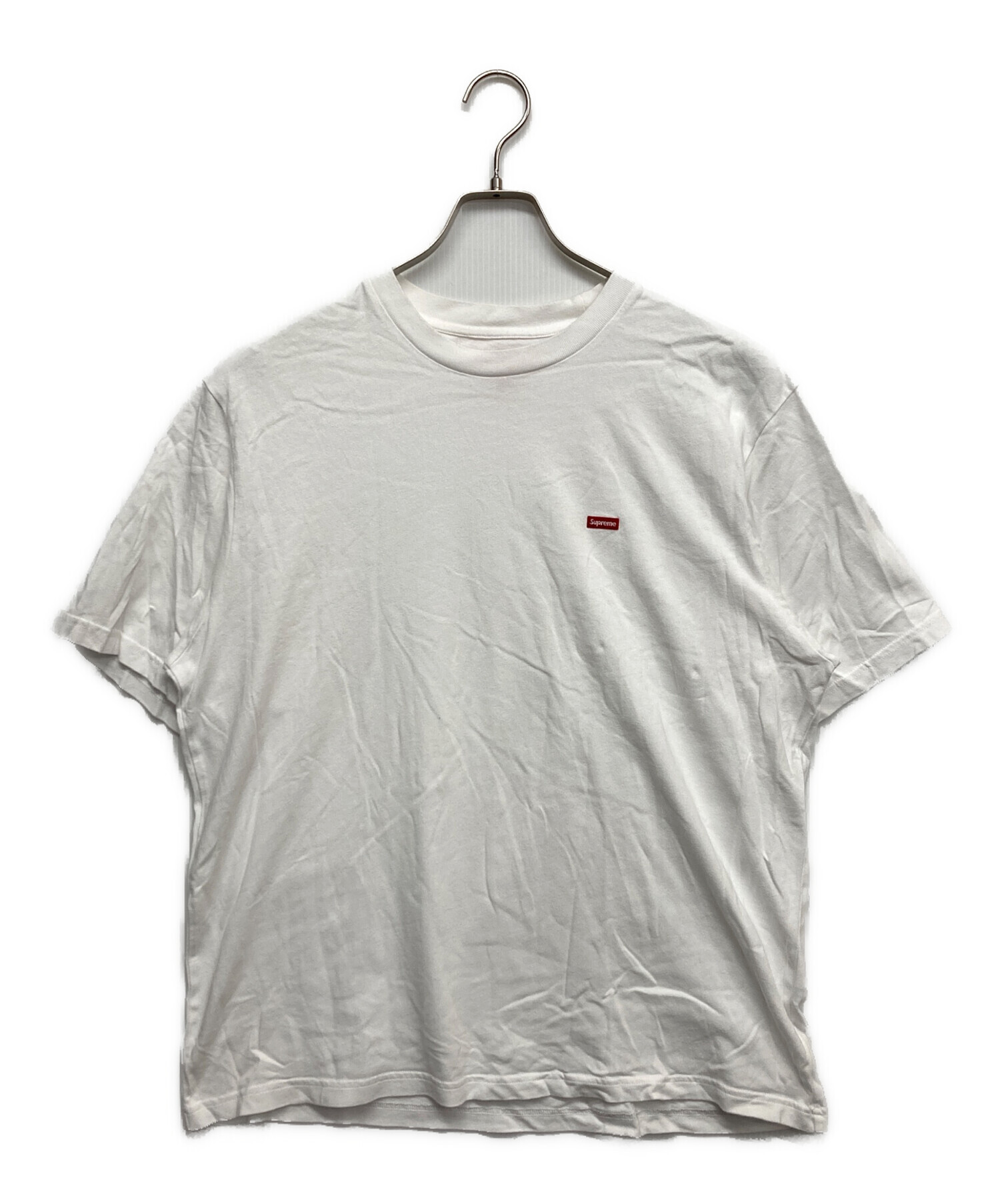 込 L supreme group tee white Tee Supreme Logo ホワイト Classic size