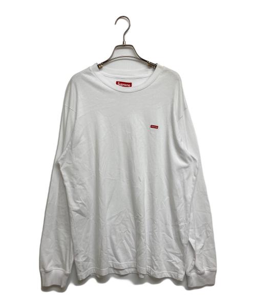 【中古】Supreme 26SS Small Box L/S Tee サイズM ホワイト シュプリーム[19][240019534889] 中古・古着通販】SUPREME (シュプリーム) Small Box L/S Tee ホワイト