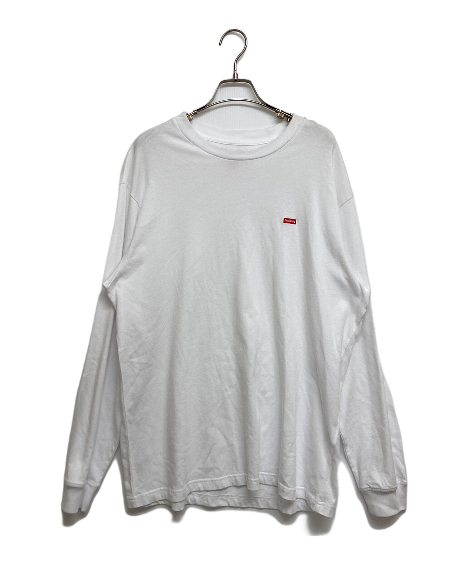 トップス Supreme Small Box Tee White S 中古・古着通販】SUPREME (シュプリーム) Small Box L/S Tee ホワイト