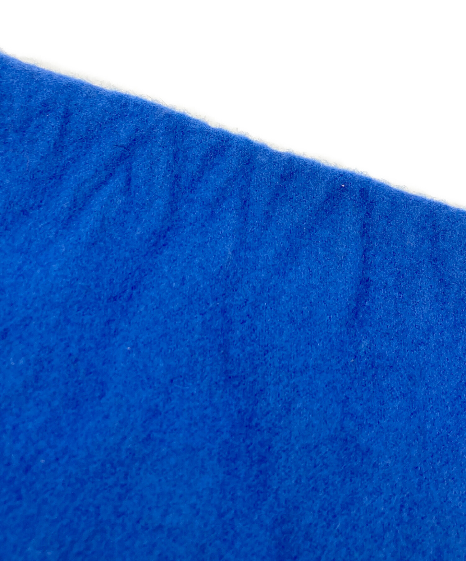 中古・古着通販】Acne (アクネ) フリンジマフラー ブルー｜ブランド