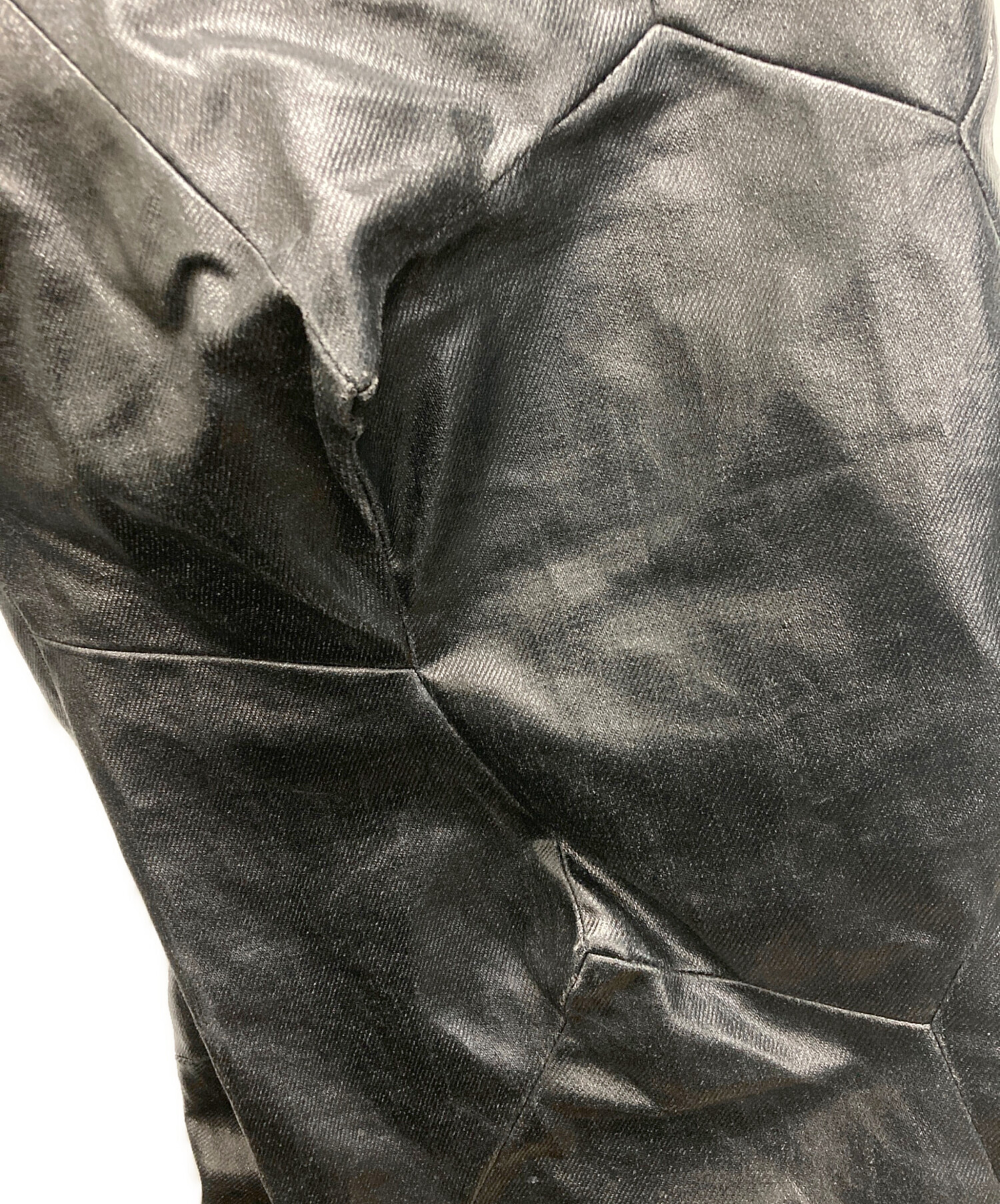 中古・古着通販】JULIUS (ユリウス) Thorn コーティングデニムパンツ