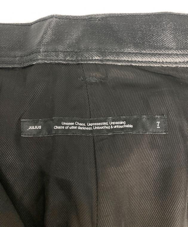 中古・古着通販】JULIUS (ユリウス) Thorn コーティングデニムパンツ