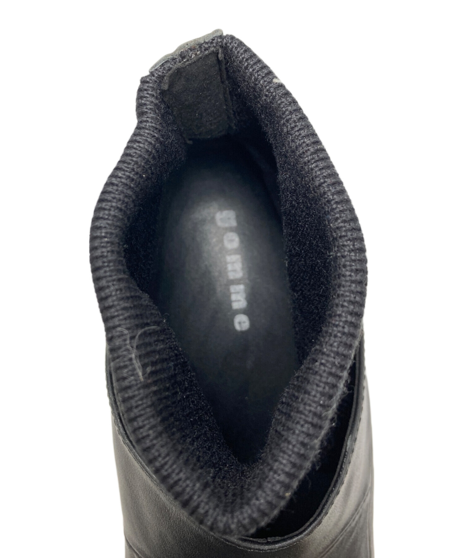 中古・古着通販】gomme (ゴム) ソックスブーツ ブラック サイズ:SIZE M