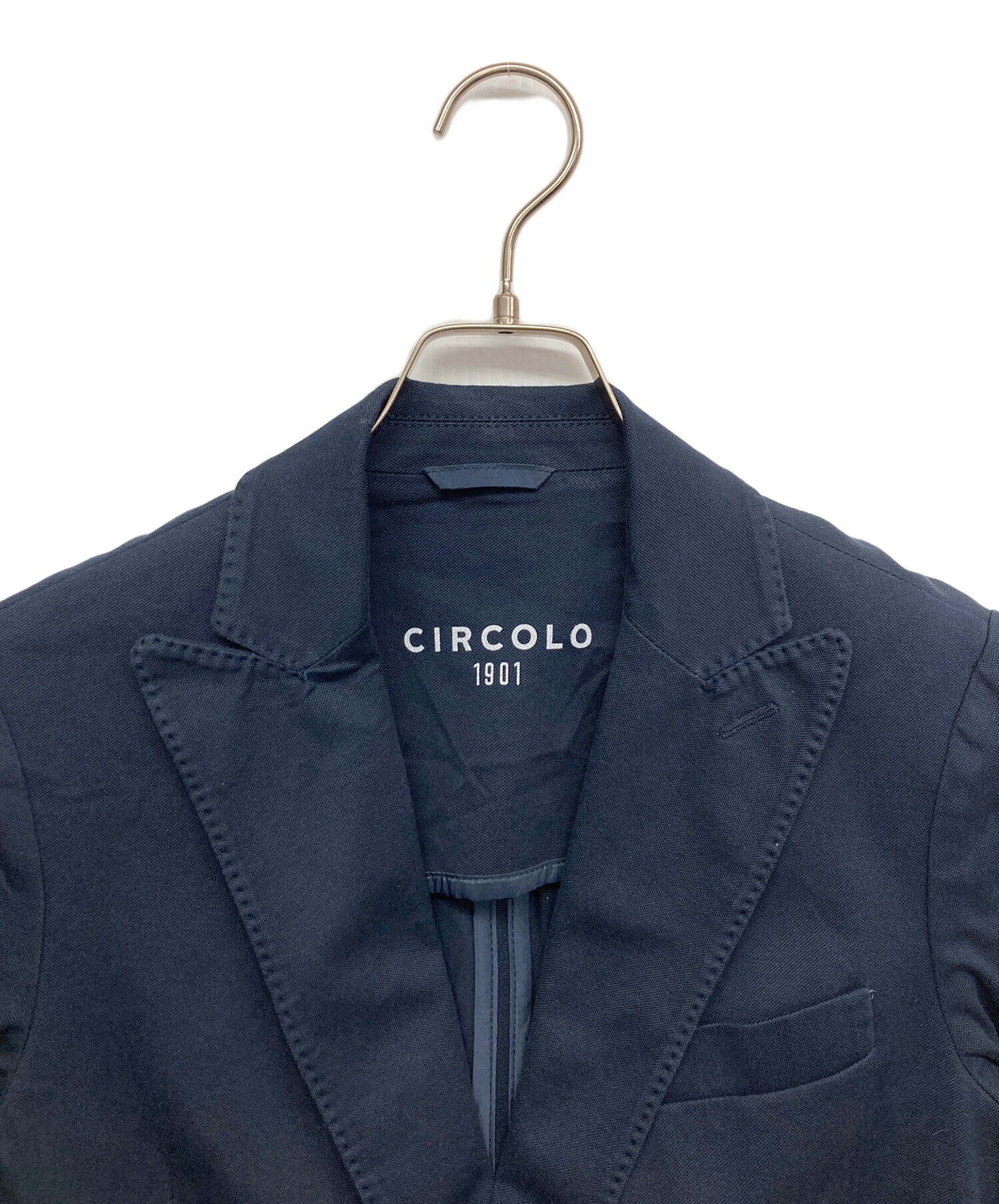 チルコロ1901 ダブルブレストテーラードジャケット ネイビー 44 チルコロ1901 ダブルブレストテーラードジャケット ネイビー 44
