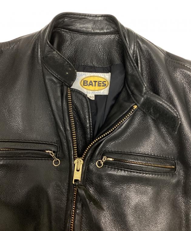 9*7様 50's BATES ブラック シングルライダースジャケット 9*7様 50's BATES ブラック シングルライダースジャケット