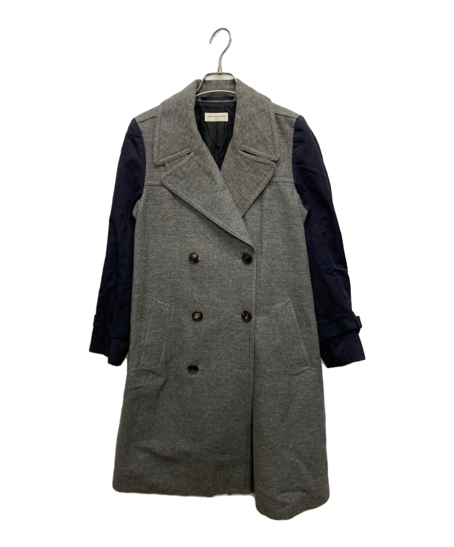 DRIES VAN NOTEN トレンチコート Mサイズ 中古・古着通販】DRIES VAN NOTEN (ドリスヴァンノッテン) 異素材