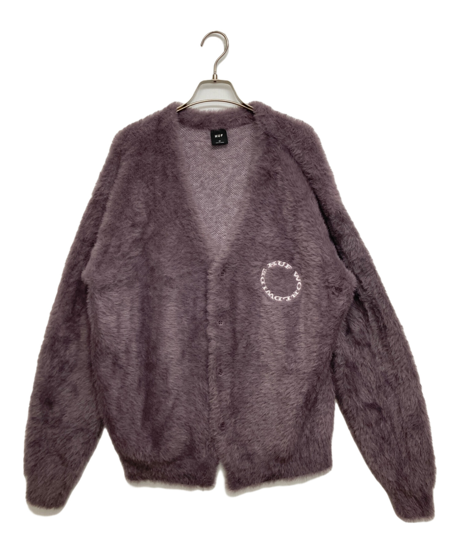 HUFカーディガン 中古・古着通販】HUF (ハフ) HARD NOTE CARDIGAN 