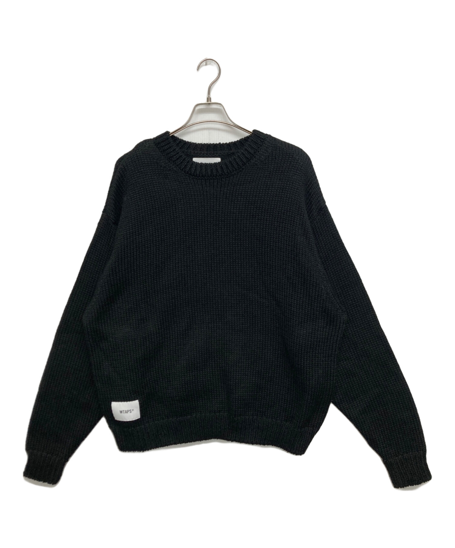 中古・古着通販】WTAPS (ダブルタップス) INGREDIENT SWEATER ブラック