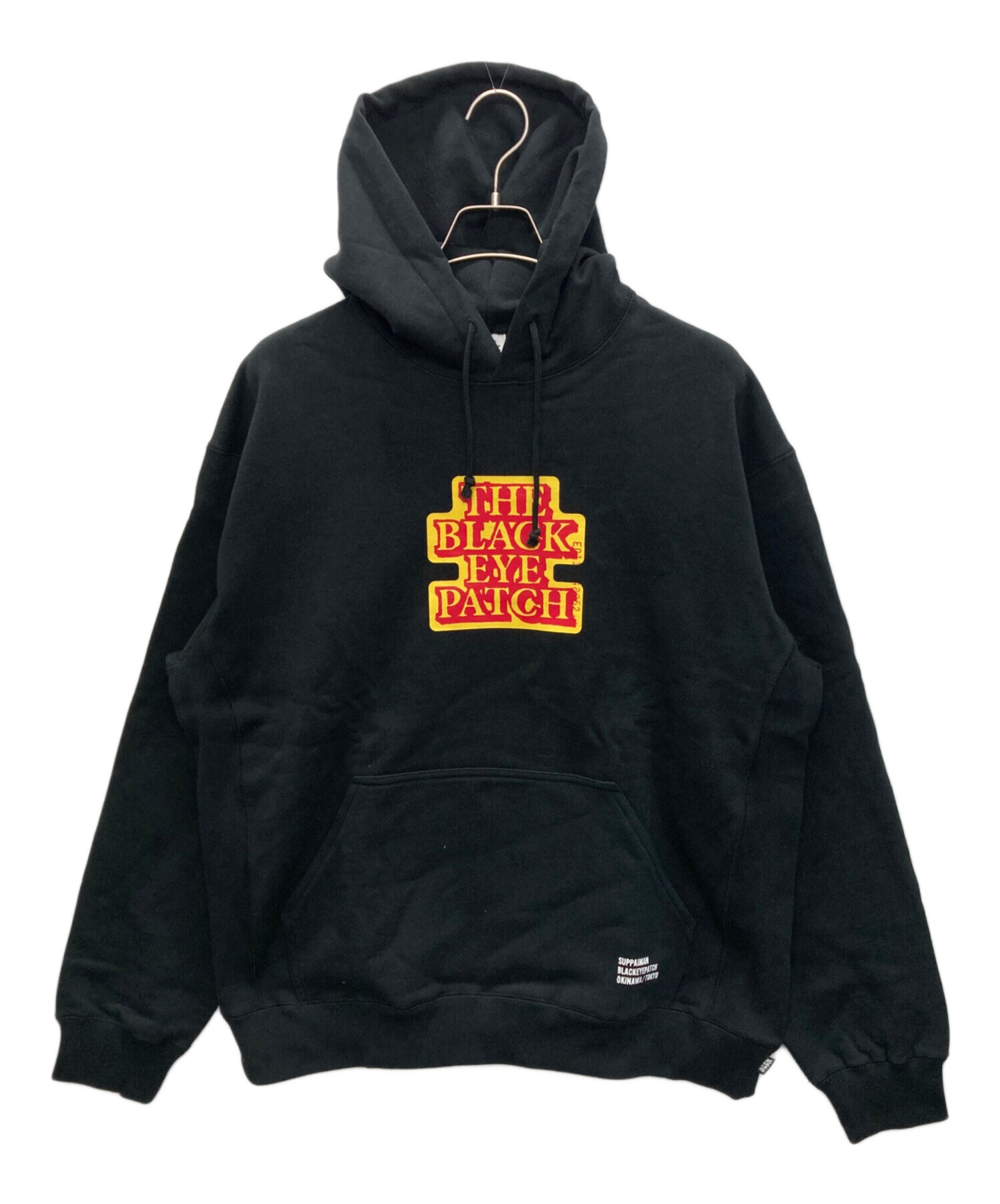 ブラックアイパッチ SUPPAIMAN OG LABEL パーカー XL 黒 中古・古着 