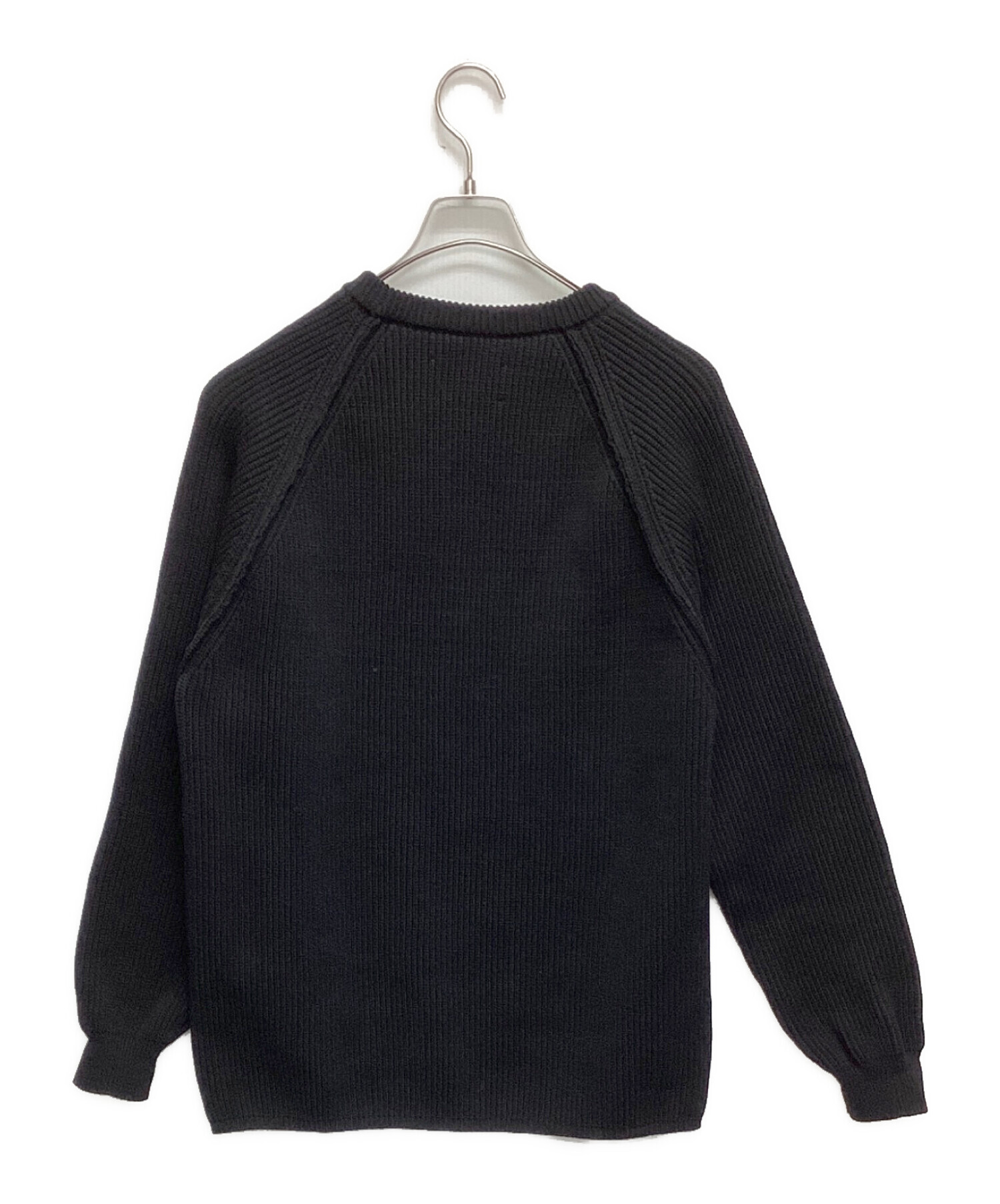 未使用 nanamica ナナミカ レディース スウェット トレーナー 0 黒 中古・古着通販】nanamica (ナナミカ) 5G Crew Neck Sweater ブラック