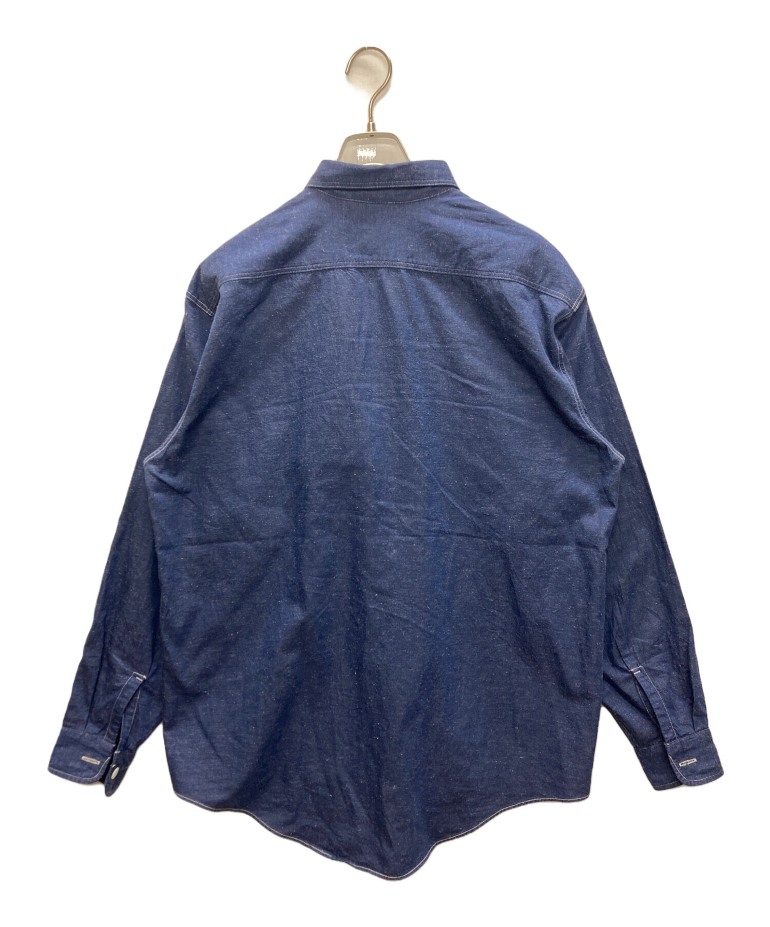 Kaptain Sunshine カジュアルシャツ S 紺 【古着】【中古】【送料無料】 中古・古着通販】KAPTAIN SUNSHINE (キャプテンサンシャイン) Work